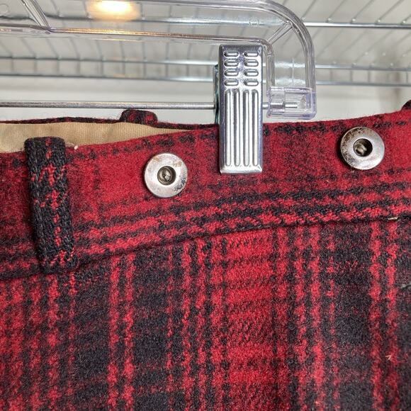 Vintage Woolrich 1940’s Men's Plaid Hunting Wool Pants Est. Size 38 Heritage - Picture 8 of 13